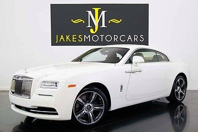 2014 Rolls-Royce Wraith ($344,600 MSRP) 2014 ROLLS ROYCE WRAITH, ONLY 5900 MILES! $344,600 MSRP! WHITE ON TAN! LOADED!