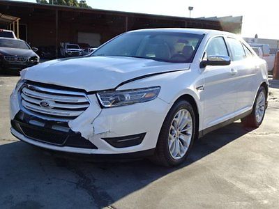 2016 Ford Taurus Limited 2016 Ford Taurus Limited Damaged Salvage Loaded w Options Low Miles Nice Color!