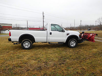 2008 Ford F-350 Truck 2008 Ford F350 XL Super Duty 4x4 pick-Up Truck with 7’6” Boss Snow Plow