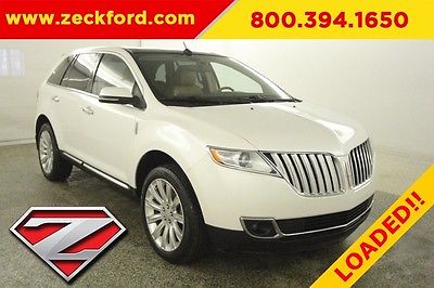 2013 Lincoln MKX Elite 3.7L V6 FWD Pano Moonroof Leather Heated Cooled Seats Tow Pack Adaptive Cruise