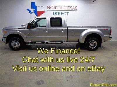 2012 Ford F-350  12 F350 Dually 4x4 Lariat Crew Leather Heated Cooled Seats 6.7 We Finance Texas