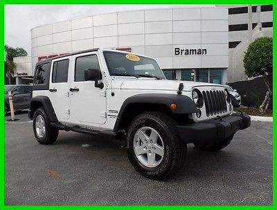 2016 Jeep Wrangler Unlimited Sport 2016 Unlimited Sport Used 3.6L V6 24V Automatic 4WD SUV