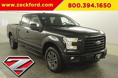 2015 Ford F-150 XLT 4x4 Crew Cab 5L V8 Automatic 4WD FX4 Sport Appearance Tow Reverse Camera Bluetooth XM Pack