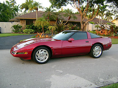 1995 Chevrolet Corvette Coupe 1995 Corvette - Rare Burg. Met. 1 / 1091 - 55k mi - 100% Orig.& Garaged - MINT