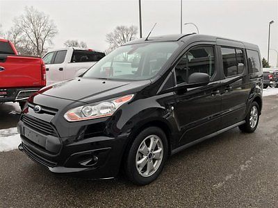 2016 Ford Transit Connect XLT 2016 Ford Transit Connect Wagon XLT 17134 Miles Black Full-size Passenger Van Re