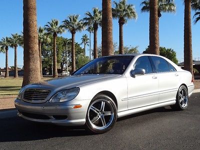 2001 Mercedes-Benz S-Class 4dr Sdn 5.0L 2001 MERCEDES S500 ONLY 70K LOW MILES LOADED WHEELS CALI CAR