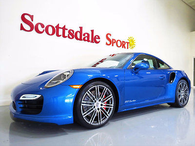 2015 Porsche 911 ONLY 8K MILES, PDK, PANO GLASS ROOF, PARK, STUNNIN 15 TURBO COUPE * ONLY 8K MILES, PDK, GLASS PANO ROOF, PARK, TURBO III WHLS, NEW!