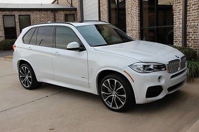 2015 BMW X5 xDrive50i Sport Utility 4-Door Alpine White M Sport Driver Assistance Plus Executive Front Ventilated Seats 21s