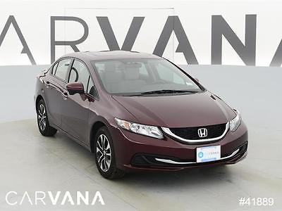 2014 Honda Civic Civic EX Dk. Red 2014 CIVIC with 49448 Miles for sale at Carvana