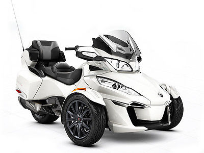 Can-Am Spyder RT-S 6-Speed Semi-Automatic (SE6)  2015 Can-Am Spyder RT-S Roadster Trike New White