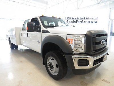 2016 Ford F-550  16 NEW F550 Crew Cab 11' Utility Palfinger 19.5K GVWR SYNC 4x4 Cruise Payload +