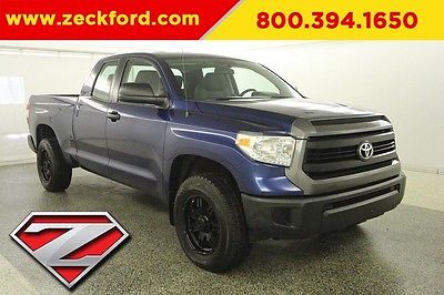 2014 Toyota Tundra Double Cab 4x4 4.6L V8 Automatic 4WD Aluminum Wheels Trailer Tow Package Reverse Camera MP3 CD