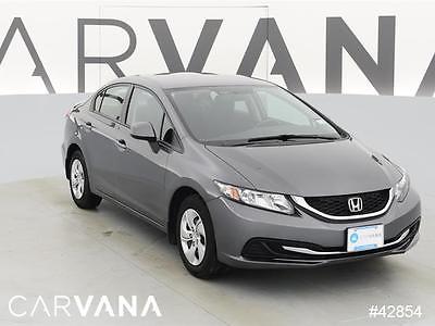 2013 Honda Civic Civic LX Gray 2013 CIVIC with 20890 Miles for sale at Carvana
