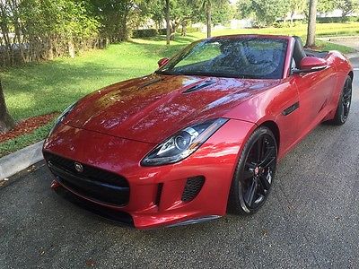 2016 Jaguar F-Type Convertible 2016 F-TYPE Full Factory Warranty Back-Up Camera Leather Seats Premium Stereo
