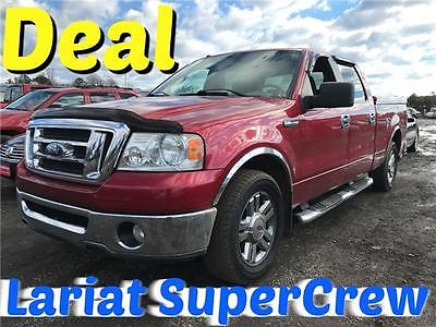2008 Ford F-150 Lariat Bright Red  4-Speed A/T 8 Cylinder Engine 5.4L/330 Call Mark 301-503-5309