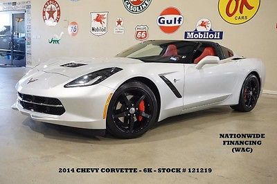 2014 Chevrolet Corvette Stingray Coupe 2-Door 14 CORVETTE STINGRAY COUPE,AUTO,NAV,BACK-UP CAM,LEATHER,BLK WHLS,6K,WE FINANCE!!