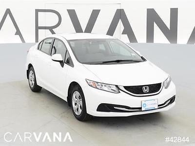 2013 Honda Civic Civic LX WHITE 2013 CIVIC with 35211 Miles for sale at Carvana