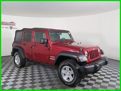 2011 Jeep Wrangler Sport 4x4 V6 SUV Soft Top Roof Cloth Seats Tow Pac 43414 Miles 2011 Jeep Wrangler Unlimited Sport 4WD SUV Soft Top Roof Cloth Seats