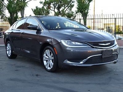 2016 Chrysler 200 Series Limited 2016 Chrysler 200 Limited Damaged Rebuilder Economical Luxurious Priced to Sell!