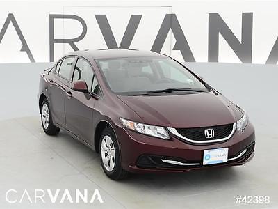 2013 Honda Civic Civic LX Dk. Red 2013 CIVIC with 21962 Miles for sale at Carvana