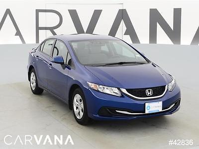 2013 Honda Civic Civic LX BLUE 2013 CIVIC with 29715 Miles for sale at Carvana