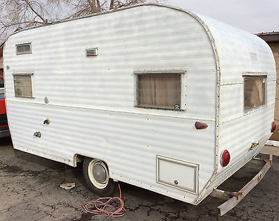 VIDEO Vintage Antique travel trailer camper rv house camping outdoor