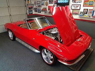 1964 Chevrolet Corvette Stock 1964 Chevrolet Corvette Convertible Roadster Red/Saddle tan