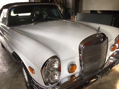 1969 Mercedes-Benz SL-Class  1969 280SE Mercedes Convertible White