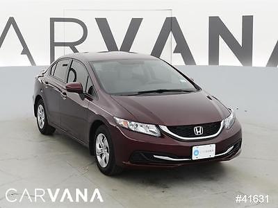 2014 Honda Civic Civic LX Dk. Red 2014 CIVIC with 23600 Miles for sale at Carvana