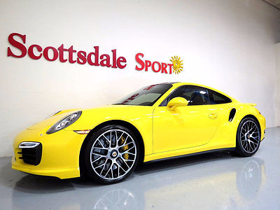 2016 Porsche 911 ONLY 1,260 MILES, GIANT OPTIONS w FULL 3M CLEAR BR 16 TURBO S CPE w ONLY 1,260 MILES, RACE YELLOW, GIANT OPTIONS!! FULL 3M BRA, NU