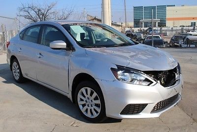 2016 Nissan Sentra SV 2016 Nissan Sentra SV Damaged Salvage Only 1K Miles Economical Perfect Project!!