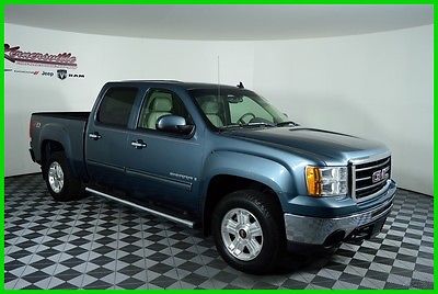 2009 GMC Sierra 1500 SLT 4WD 5.3L V8 Crew Cab SUV Heated Leather Seats EASY FINANCING! 110252 Miles Used Blue 2009 GMC Sierra 1500 Towing Package