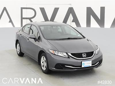 2013 Honda Civic Civic LX Gray 2013 CIVIC with 23839 Miles for sale at Carvana