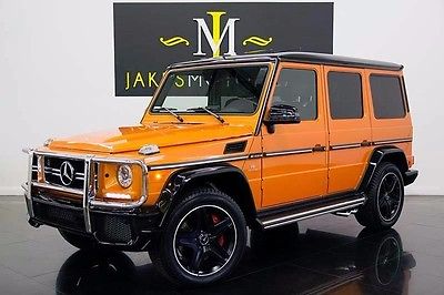 2015 Mercedes-Benz G-Class G63 AMG SPECIAL EDITION 2015 G63 AMG, SPECIAL EDITION, AMG PERFORMANCE STUDIO PKG! FACTORY PEARL ORANGE!