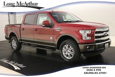 2016 Ford F-150 KING RANCH 4X4 SUPERCREW NAV SUNROOF MSRP $59335 4WD 4 DOOR NAVIGATION LEATHER MOONROOF REMOTE REAR VIEW CAMERA REVERSE SENSING