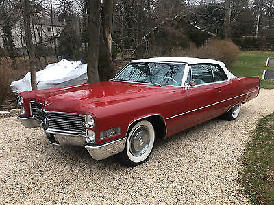 1966 Cadillac DeVille Convertible 1966 Cadillac DeVille Convertible Survivor ALL Same Famous Owner 45 Years LOOK!