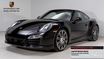 2014 Porsche 911 Turbo S 2014 Porsche 911 Turbo S 14,422 Miles Black 2D Coupe 3.8L 6-Cylinder DOHC 7-Spee