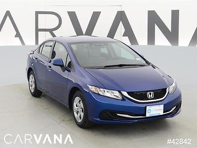 2013 Honda Civic Civic LX Blue 2013 CIVIC with 32687 Miles for sale at Carvana
