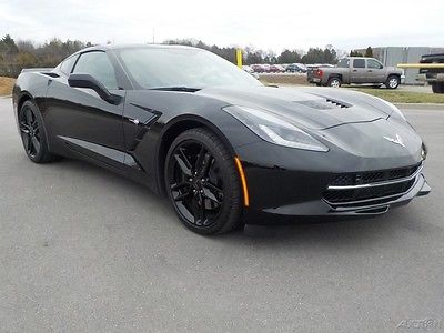 2016 Chevrolet Corvette Stingray Z51 2LT 6.2L V8 8 Speed Auto Paddle Shift Black/ Black Performance Data Recorder HUD Front Curb Cameras Premium Bose