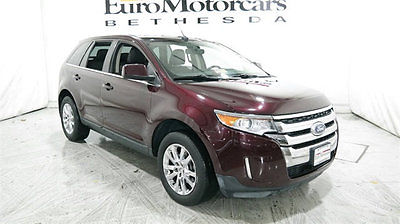 2011 Ford Edge 4dr Limited AWD ford edge limited awd 10 11 12 bordeaux red navigation leather pano used wagon