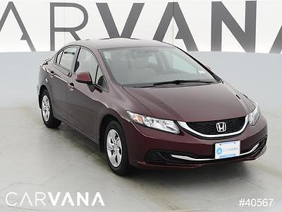 2013 Honda Civic Civic LX RED 2013 CIVIC with 28235 Miles for sale at Carvana