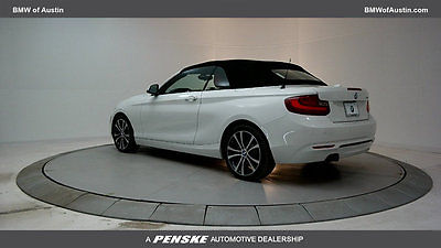 2017 BMW 2 Series 230i 230i 2 Series New 2 dr Convertible Automatic Gasoline 2.0L 4 Cyl Alpine White