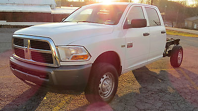 2011 Dodge Ram 2500 4X4 CREW CAB 8FT FRAME CHASSIS 5.7 HEMI AUTO  WORK SERIES FLEET LEASE!!RUNS EXCELLENT!! 5.7 HEMI 4X4 AUTO CAB & CHASSIS!!!!!!!