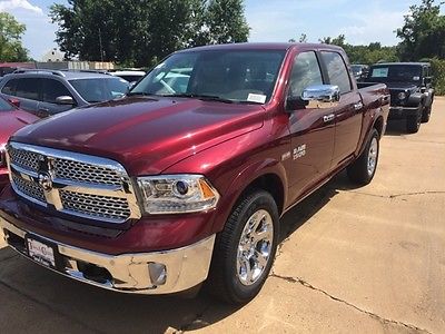 2016 Ram 1500 Laramie 2016 Ram 1500 Laramie 0 Miles Delmonico Red Pearlcoat 4D Crew Cab 5.7L 8-Cylinde