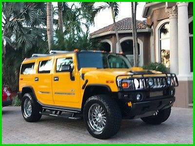 2003 Hummer H2 Base Sport Utility 4-Door 2003 Hummer H2 75K MILES! SUNROOF! LEATHER! 3RD ROW!