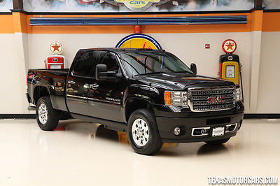 2012 GMC Sierra 3500 Denali Crew Cab Pickup 4-Door 2012 Black SRW Denali!