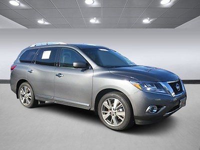 2016 Nissan Pathfinder Platinum 2016 Nissan Pathfinder Platinum 15443 Miles Gun Metallic Sport Utility Regular U