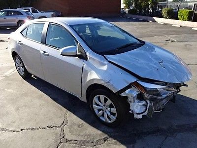 2016 Toyota Corolla LE  2016 Toyota Corolla LE Salvage Wrecked Repairable! Priced To Sell! Wont Last!