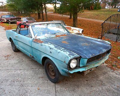 1965 Ford Mustang  1964.5 Ford Mustang K Code 289 HiPo Convertible 4-Speed Project Car