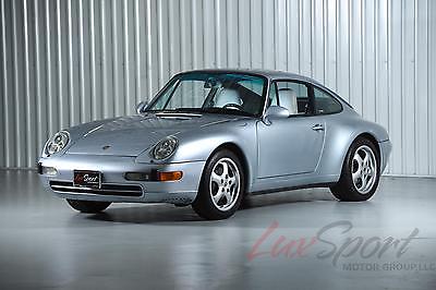 1995 Porsche 911 Carrera 1995 Porsche 993 Carrera 2 Coupe Carrera Rare Polar Silver/Grey 6-Speed 92k Serv